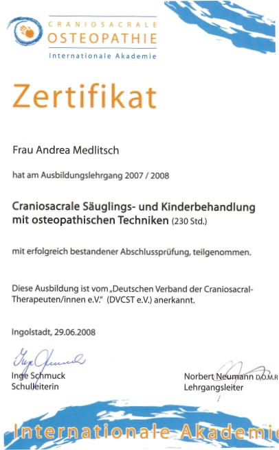 Craniosacrale Säuglings- und Kinderbehandlung